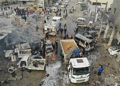 Syria War Air Strikes Kill 18 In Idlib City Despite Truce Bbc News