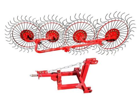 Грабли Ворошилка колесно-пальцевая 4х колесные для минитрактора, 2022 ...