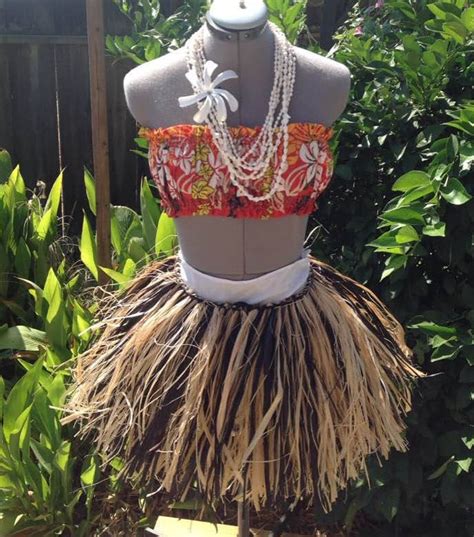 Hula Skirt Any Color Short Grass Skirt Braided Fau Hau Etsy Canada