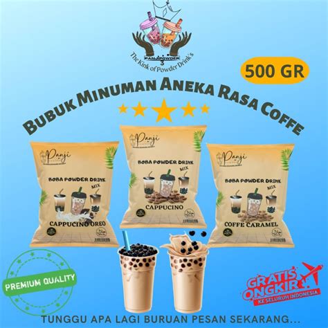 Jual Bubuk Minuman Capcin Kemasan 500gr Powder Bubuk Minuman Rasa Coffe