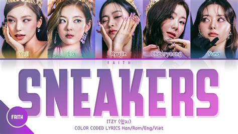 Itzy Sneakers Color Coded Lyrics Youtube