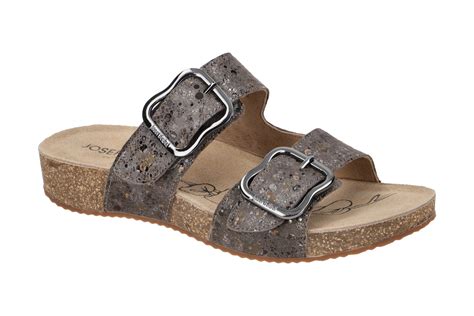 Josef Seibel Tonga Grau Pantolette F R Damen