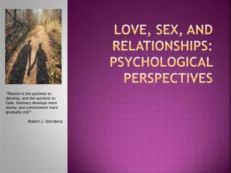 PPT Love Sex And Relationships Psychological Perspectives PowerPoint Presentation ID 2082628