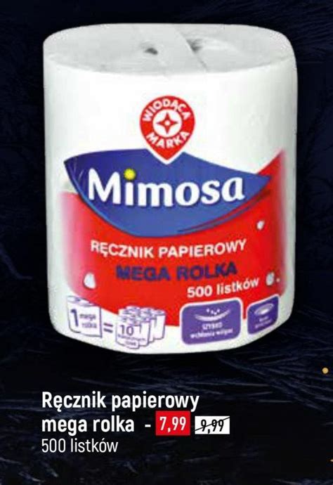 Ręcznik papierowy mega rolka Wiodąca marka mimosa cena promocje