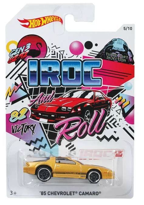 Carrinho Hot Wheels 85 Chevrolet Camaro Dourado Mattel Toyshow Tudo De Marvel DC Netflix
