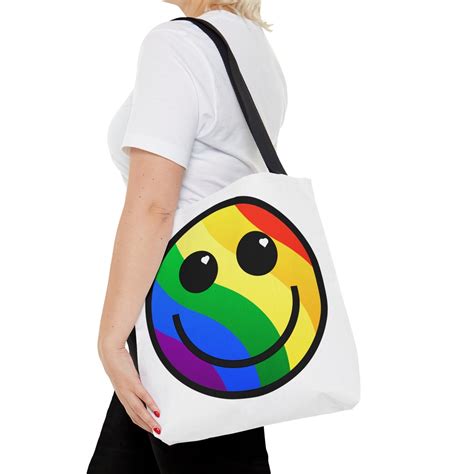 LGBT Tote Bag Cute Tote Bag Design Pride Month Gift For Gay Best Friend Gift Gay Pride Flag