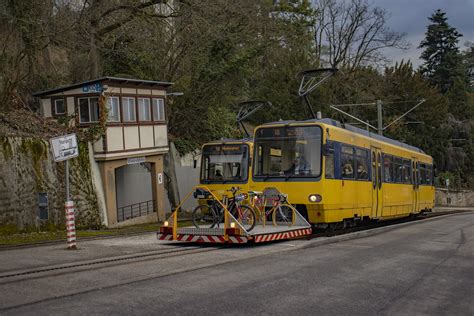 Zahnradbahn Stuttgart Trifft An Der Ausweiche W Flickr