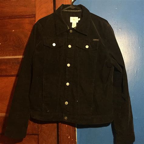 Vintage Calvin Klein Corduroy Jacket Slim Fit Depop