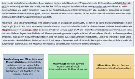 Sozialpsychologie II 4 Sozialer Einfluss Karteikarten Quizlet