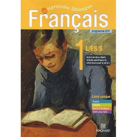 Francais E L Es S Livre Unique Cdiscount Librairie