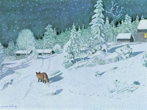 Harald Wiberg «Томтен», «Томтен и лис» — Картинки и разговоры