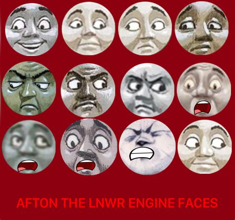 Afton The Red Lnwr Ghost Engine Faces By Trainnboy11 On Deviantart