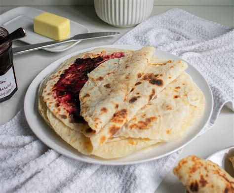 Lefse Norwegian Potato Flatbread Skandibaking