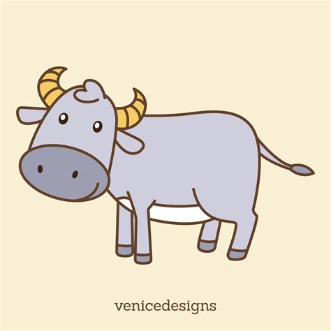 carabao drawing easy