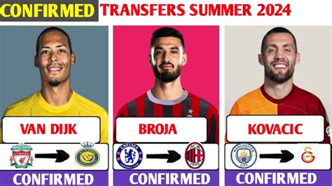 LATEST CONFIRMED AND RUMOURS SUMMER TRANSFER NEWS DONE DEALS VAN DIJK