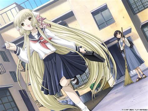 Blonde Hair Chii Chobits Clamp Long Hair Konachan Konachan Anime Wallpapers