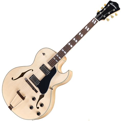 Eastman AR372CE Archtop Blonde Hollow Body Electric Guitar White