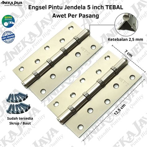 Jual Engsel 5 Inch Engsel Lubang 5 Lubang 4 Engsel Daun Pintu Besar