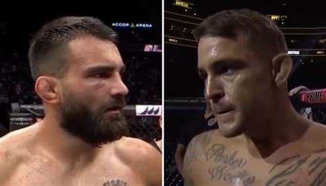 UFC Dustin Poirier prévient cash Benoît Saint Denis