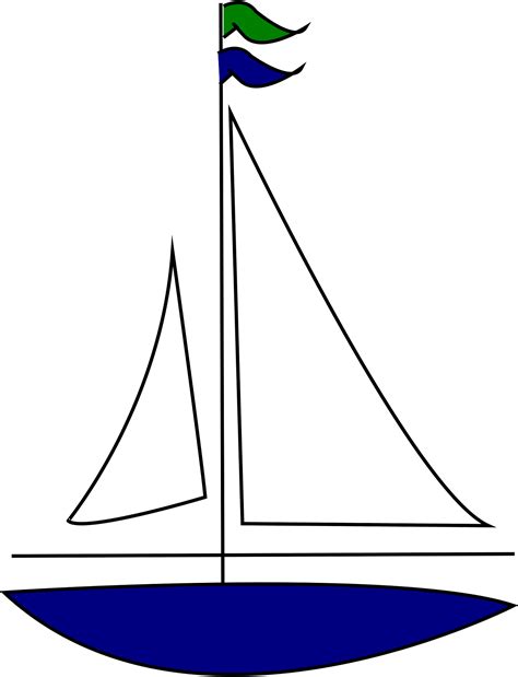 clip art of sailboats 7