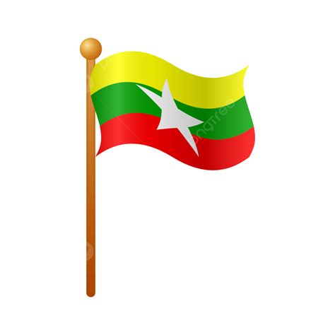 Myanmar Flag Myanmar Flag National Png And Vector With Transparent