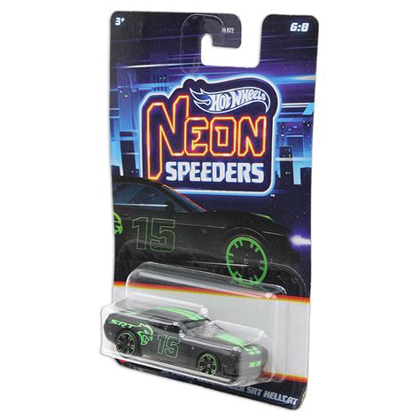 Đồ Chơi Mô Hình Siêu Xe Neon Speeders Dodge Challenger SRT Hot
