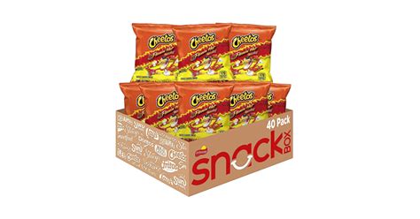 Cheetos Crunchy Flamin Hot Cheese Flavored Snacks Count Just Common Sense With