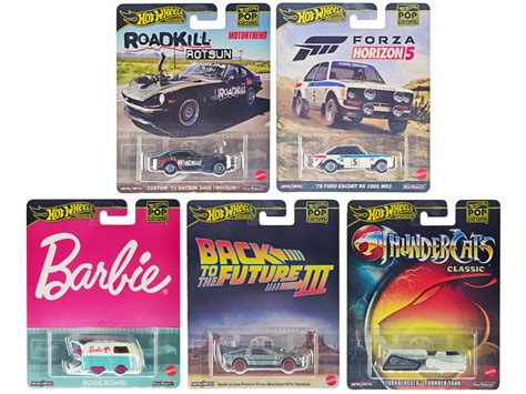 5 Piece Set A Premium Series Diecast Model Pop Culture 2024 Cars By