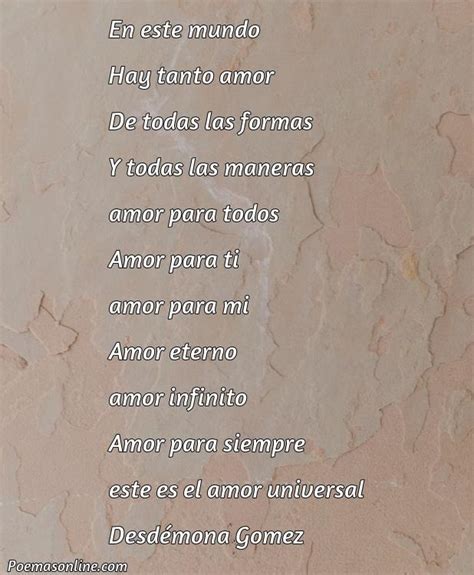 Cinco Poemas De Amor Universal Poemas Online