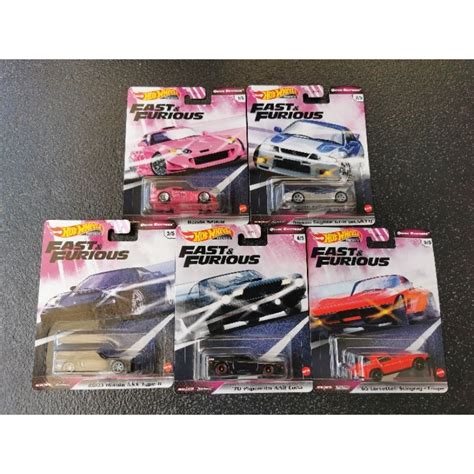 Hot Wheels Fast And Furious Quick Shifters Honda S Pink Nissan Skyline Gt R R Plymouth Aar