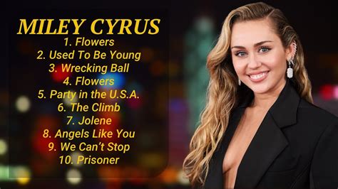 Miley Cyrus ~ Playlist 2023 ~ Best Songs Collection 2024 ~ Miley Cyrus