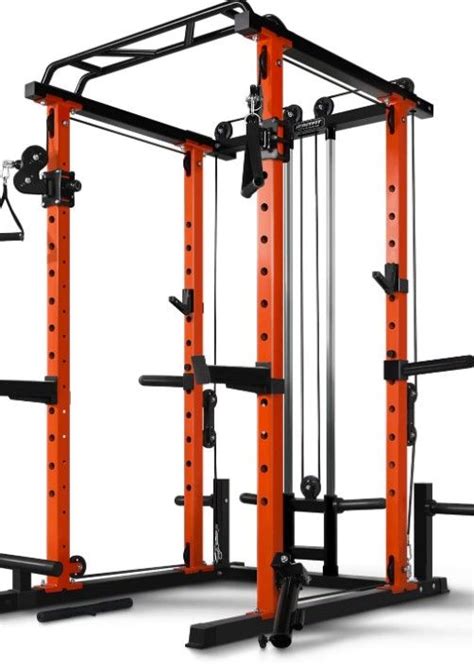 RitFit Multi Function Squat Rack Power Cage PPC03 With Cable Crossover