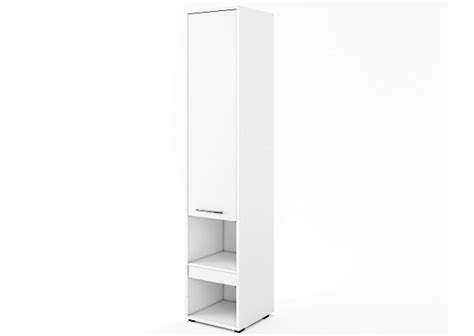 Шкаф пенал узкий с полками и дверью Concept Pro 07