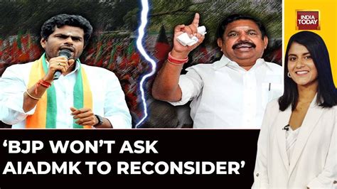 Inside Scoop On Bjp Aiadmk Breakup Bjp Wont Ask Aiadmk To Reconsider