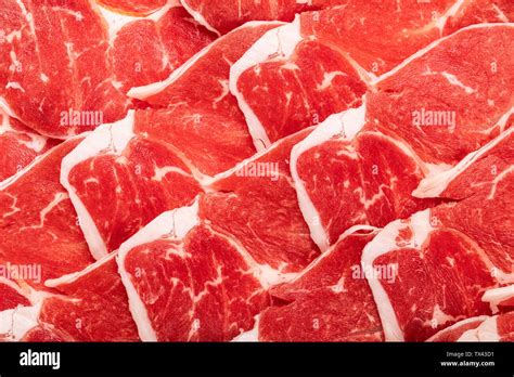 Hot Pot Beef Slices Stock Photo Alamy