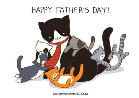 ღ♡♡ღ‿ღ♡♡ღ‿ღ♡♡ღ Fathers Day Wishes Happy Father Cat Vs Human