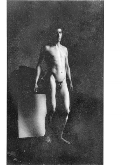 Black And White Negative Of George Mallory Posng In The Nude Vanessa Bell Vanessa Bell
