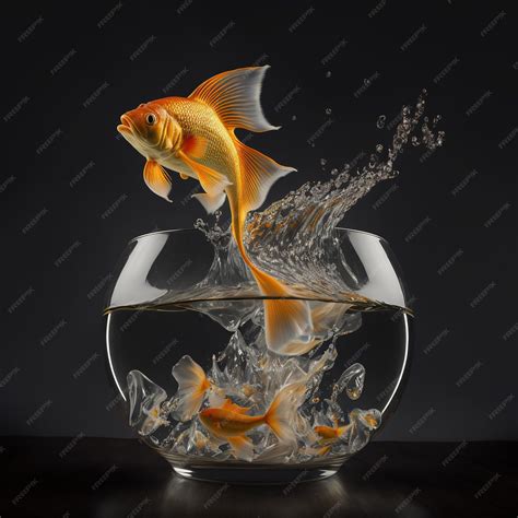 Premium Photo | Goldfish in a bowl