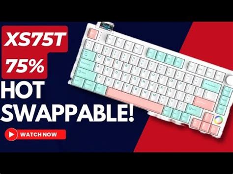 Xs T Mechanical Keyboard Hot Swappable Lcd Screen Knob Gaming Keyboard Mah