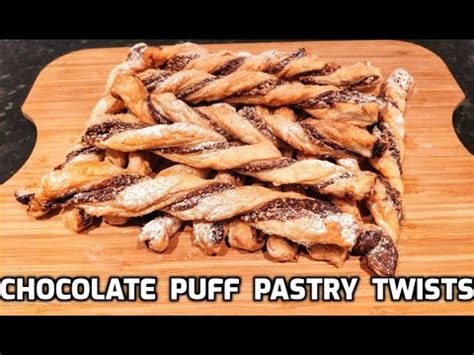 Chocolate Puff Pastry Twists Nutella Pastry Twists Easy Tasty