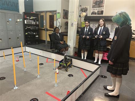 dork side robotics team breaks stem barriers competing  young