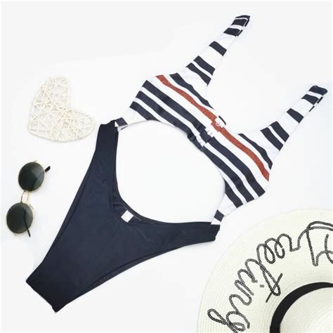 Maillots de bain femmes Sexy elegant bikini Boheme Mode Plage Swing 1 pièces impression