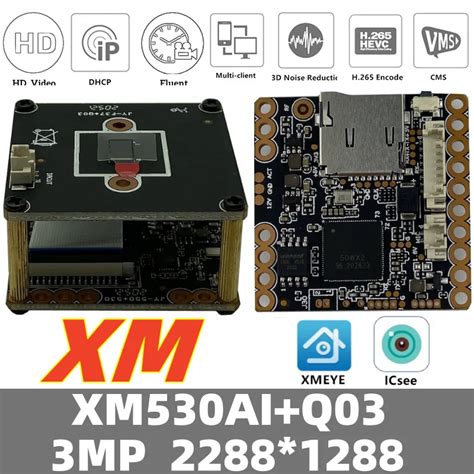 M Dulo De C Mara IP Inal Mbrica WIFI Placa XM530 Q03 3mp 2288x1288