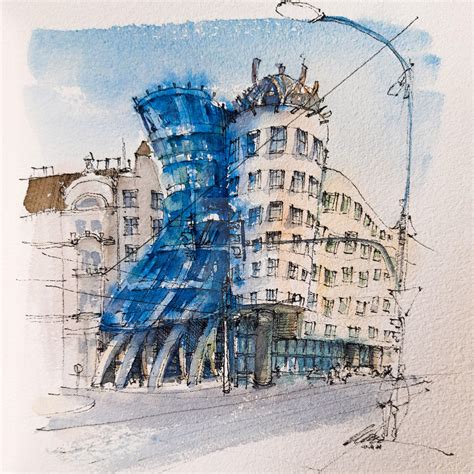 Dancing Houseprague By Frank Gehry By Windihedi On Deviantart