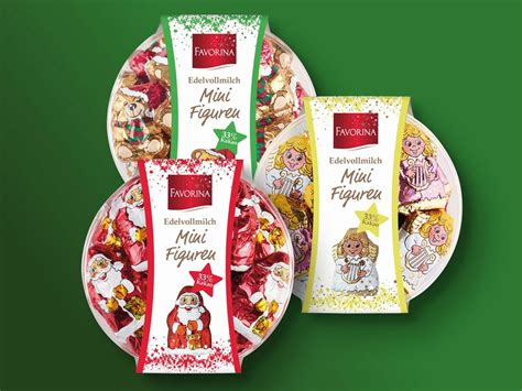 Favorina Edelvollmilch Mini-Weihnachtsfiguren, 125 g von Lidl ansehen!