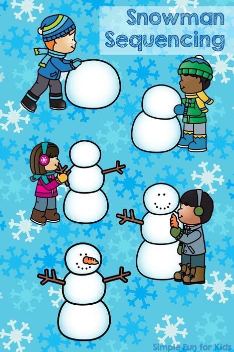 Do You Want To Build A Snowman Sequencing Printable Simple Fun For Kids
