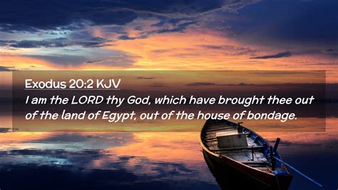 Exodus 20 2 KJV Desktop Wallpaper I Am The LORD Thy God Which Have