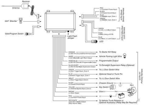 Car Alarm System Wiring Diagram With Factory Alarm