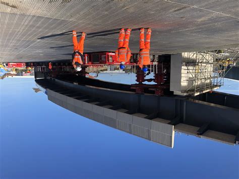 NAV1 Gull Wing Bridge installed in Lowestoft | Victor Buyck