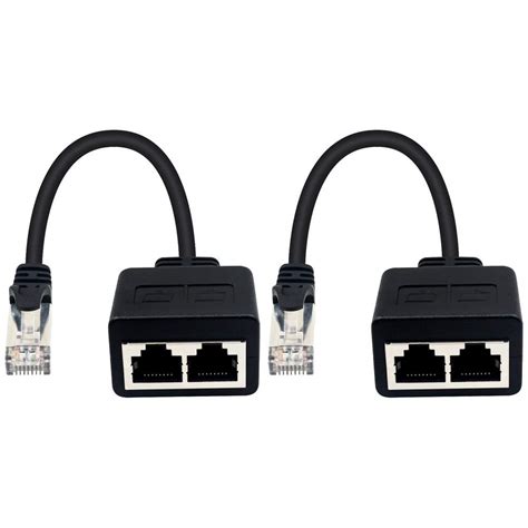 Buy Duttek Rj45 Ethernet Splitter Rj45 Network Splitter Cable Rj45 1